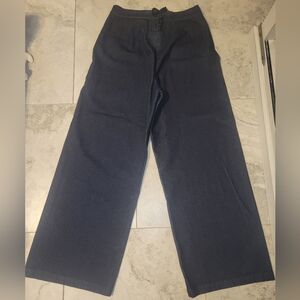 Lauren Ralph Lauren Wide Leg Button Panel High‎ Rise Corset Back Sailor Jeans 14